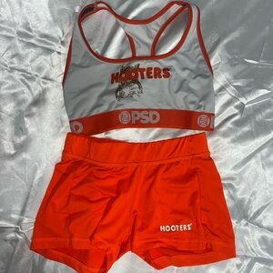 PSD Orange and White Sports Set